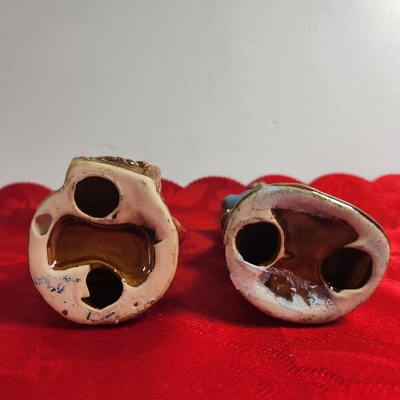 Nativity Figures Holy Family Mary with Baby Jesus 3 1/2"Joseph 4 3/4" Ceramic - Picture 6 of 7